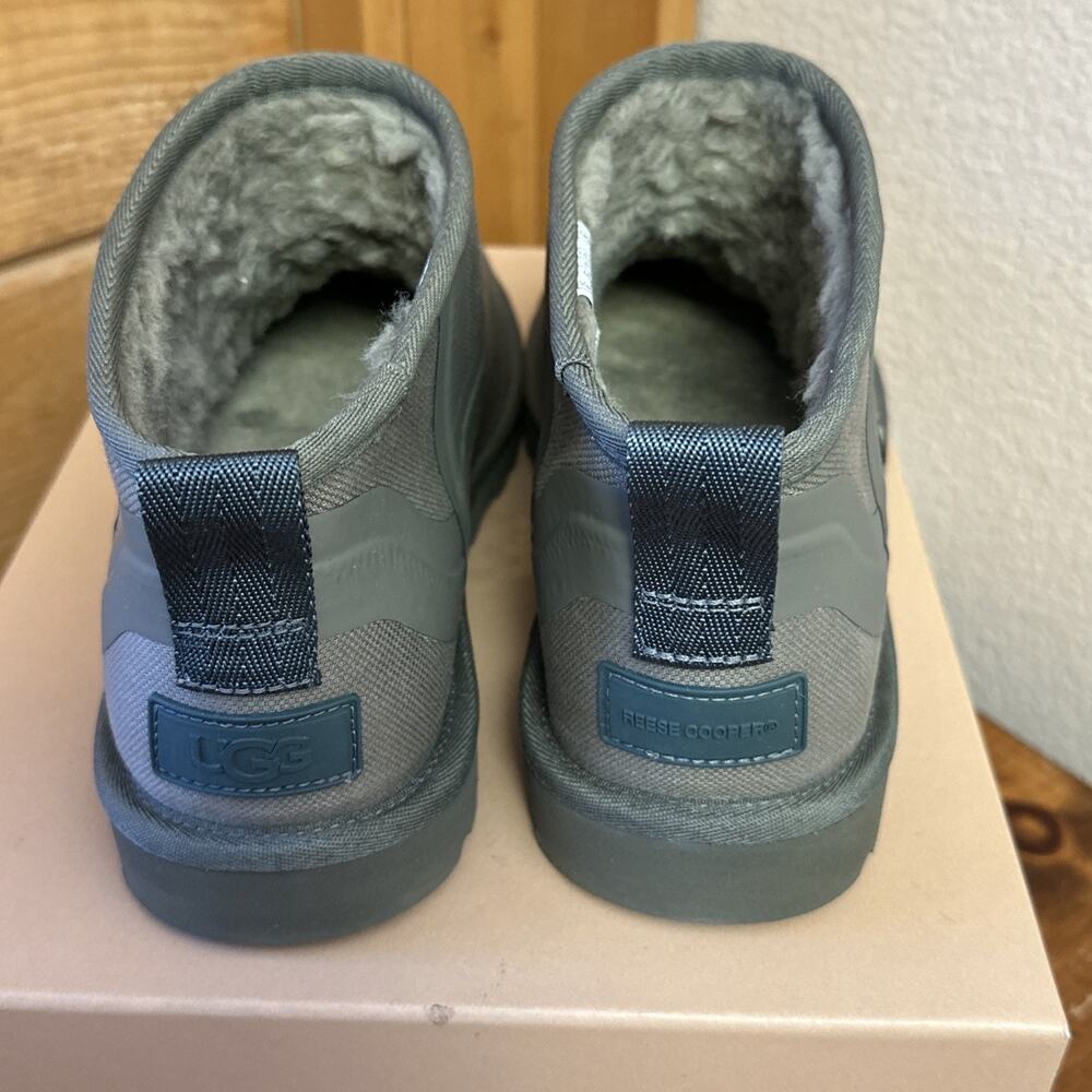 NIB UGG Reese Cooper Ultra Mini Men's 8 Unisex Waterproof Boot Shoe Wool Lining - Picture 6 of 14